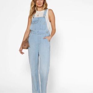 Outerknown Light Wash Denim Overalls - Women's Jeans